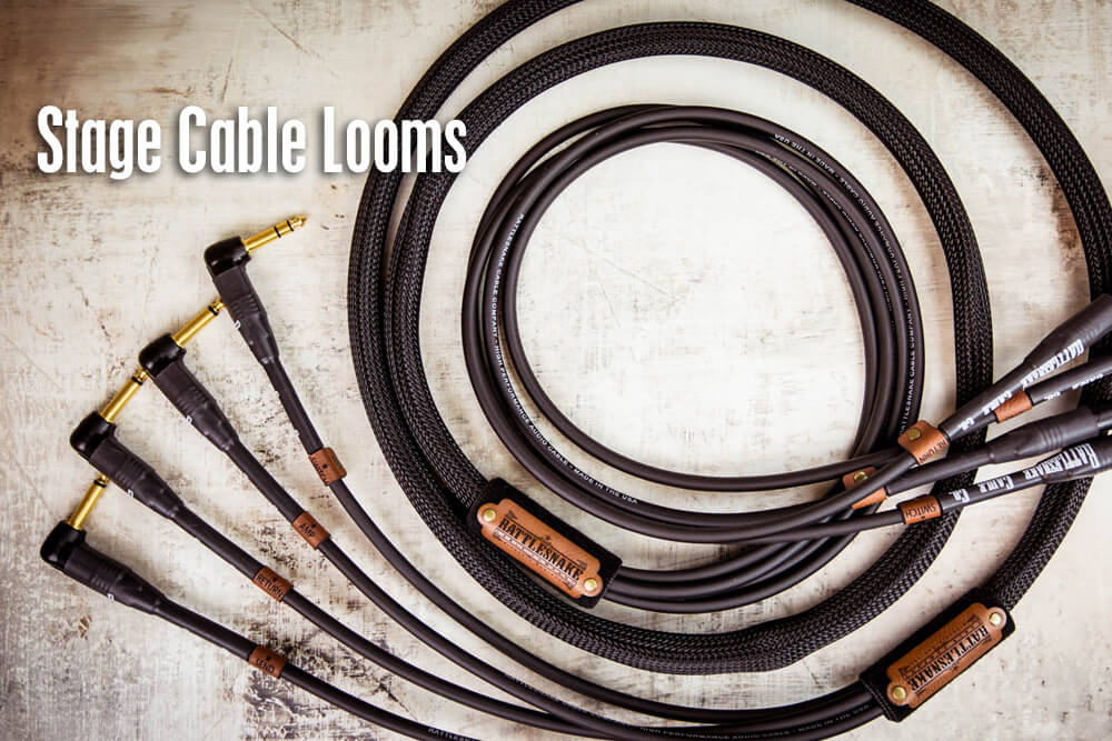 Custom Stage Cable Looms Rattlesnake Cable Company