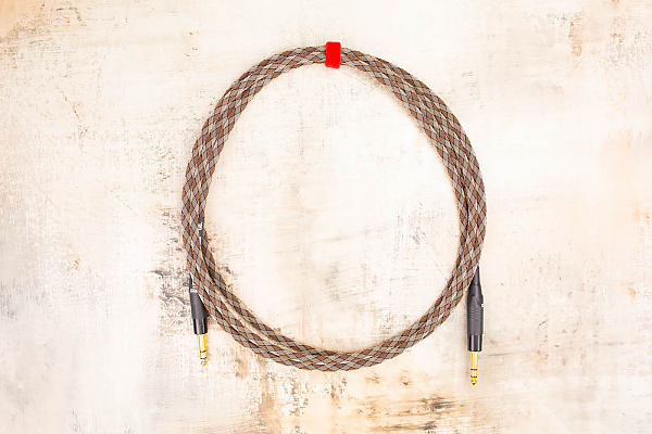  10' TRS in Snake Weave with Neutrik Straight TRS Gold to Neutrik Straight TRS Gold 