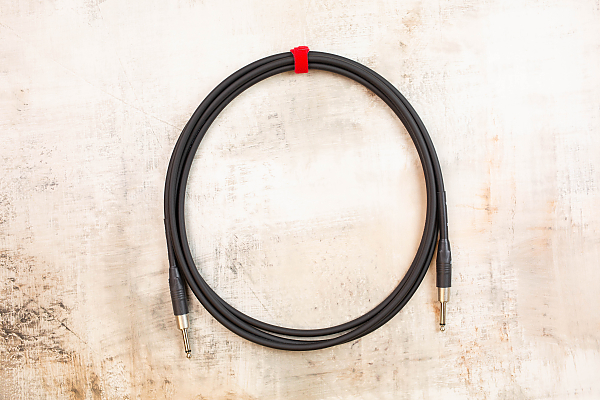 10' Standard No Weave (Bare) with Neutrik Straight Nickel to Neutrik Straight Nickel