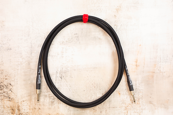 10' Standard in Black with Neutrik Straight Nickel to Neutrik Straight Nickel