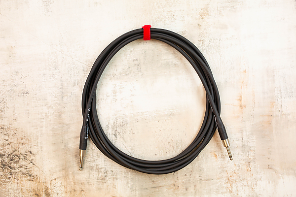 15' Standard No Weave (Bare) with Neutrik Straight Nickel to Neutrik Straight Nickel