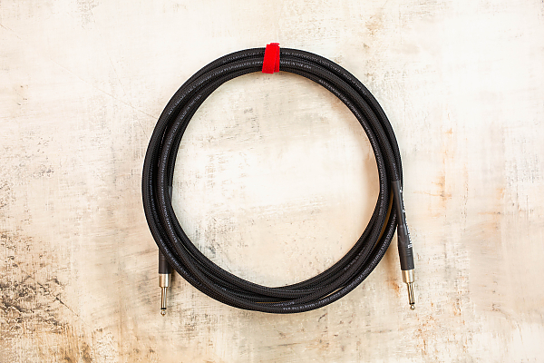 15' Standard in Black with Neutrik Straight Nickel to Neutrik Straight Nickel