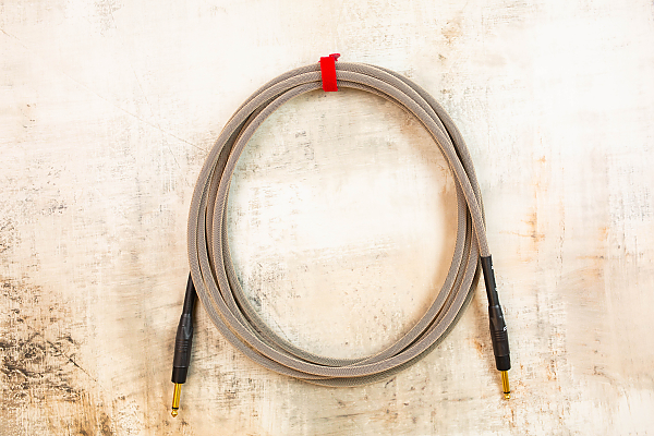 15' Standard in Dirty Tweed with Neutrik Straight Gold to Neutrik Straight Gold