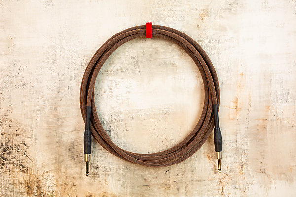 15' Standard in Vintage Umber with Neutrik Straight Nickel to Neutrik Straight Nickel