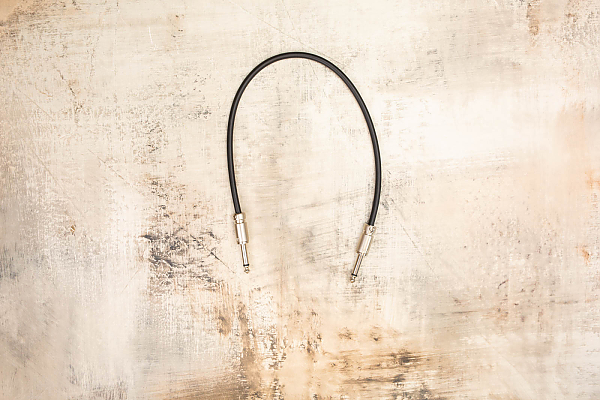 18" Flex Patch Cable with Square Plug SPS6M Stubby Straight Nickel to Square Plug SPS6M Stubby Straight Nickel