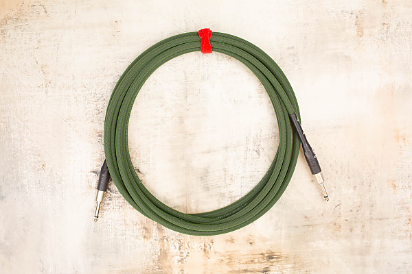  20' Standard in Radar Olive with Neutrik Straight Nickel to Neutrik Straight Nickel