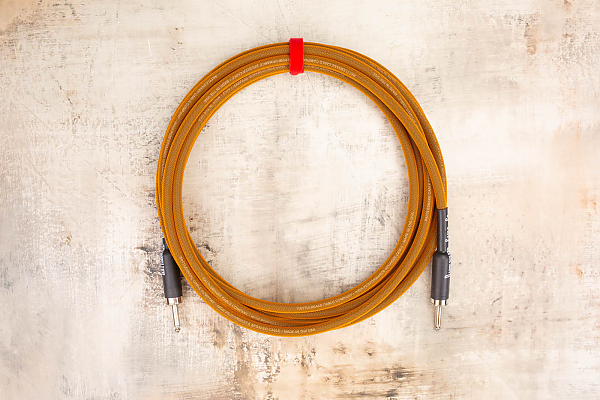 20' Speaker Cable in Copper with Switchcraft 188 1/4" Straight to Switchcraft 188 1/4" Straight 