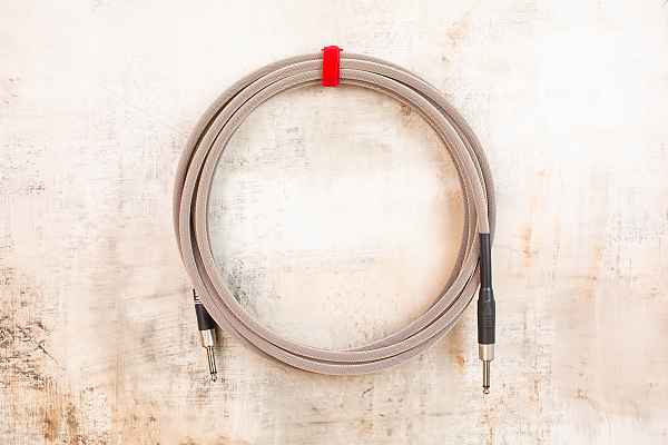 20' Standard in Dirty Tweed with Neutrik Straight Nickel to Neutrik Straight Nickel