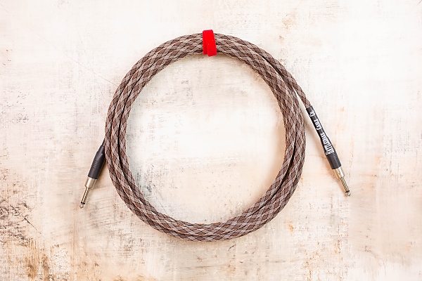 20' Standard in Snake Weave with Neutrik Straight Nickel to Neutrik Straight Nickel