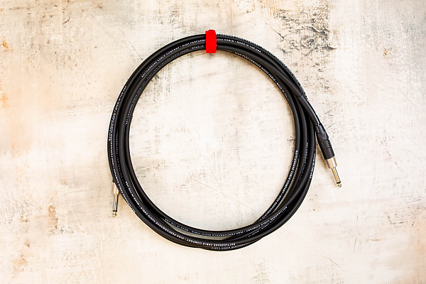 20' Standard No Weave (Bare) with Neutrik Straight Nickel to Neutrik Straight Nickel 