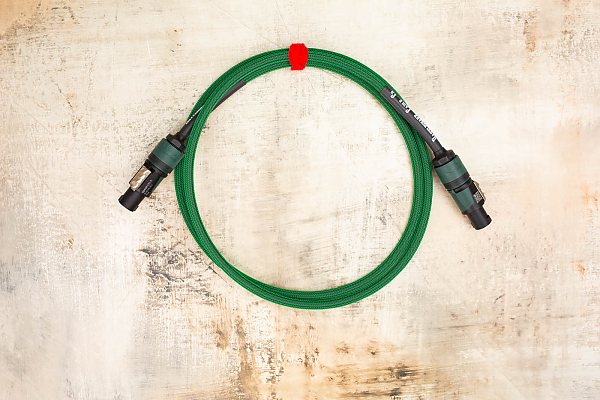  6' Speaker Cable in Mean Green with Neutrik SpeakOn NL4 to Neutrik SpeakOn NL4 