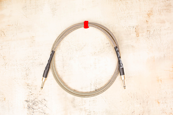 6' Standard in Dirty Tweed with Neutrik Straight Nickel to Neutrik Straight Nickel