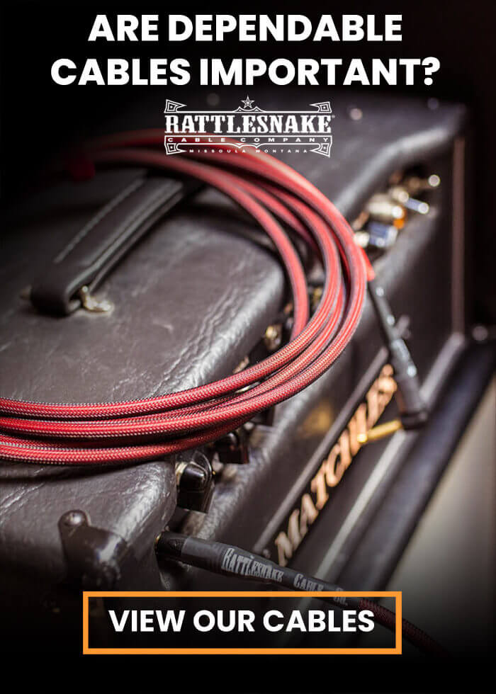 Best Custom and Handmade Guitar Cables | Rattlesnake Cable Company