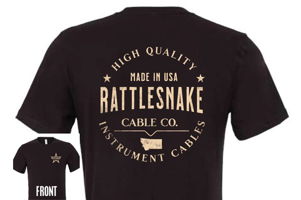 Mutine Rattlesnake T shirt in Red/Black